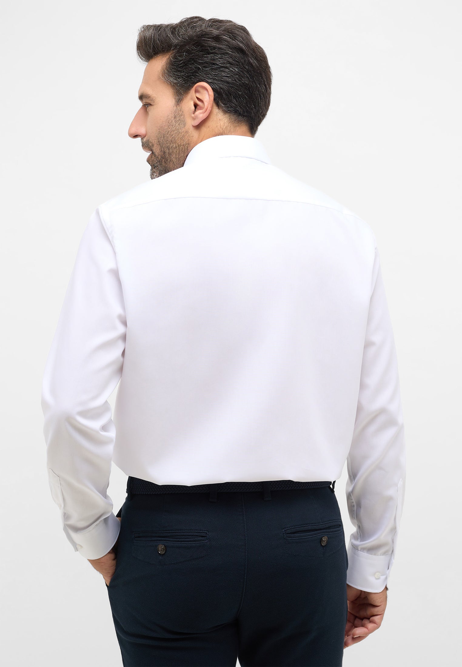 ETERNA COMFORT FIT Langarm Hemd - Pure Ivory Poplin - 1100-00-E19K von Eterna