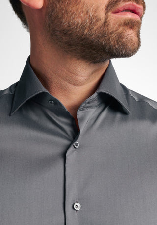 ETERNA COMFORT FIT Performance Shirt Langarm Hemd - Steel Fog Grey - 3377-35-E17K