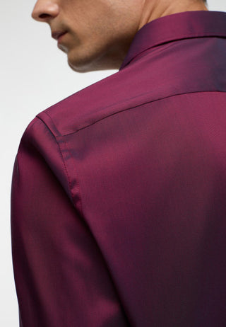 ETERNA COMFORT FIT Performance Shirt Langarm Hemd - Plum Royale Twill - 3377-58-E17K