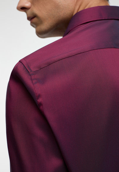 ETERNA COMFORT FIT Performance Shirt Langarm Hemd - Plum Royale Twill - 3377-58-E17K von Eterna