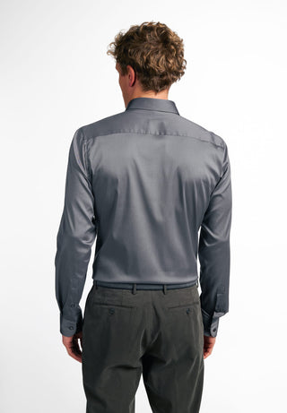 ETERNA Slim Fit Performance Shirt - Midnight Steel Gray - 3377-35-F140