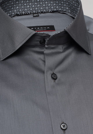 ETERNA MODERN FIT Performance Shirt - Pewter Slate - 3377-35-X14K