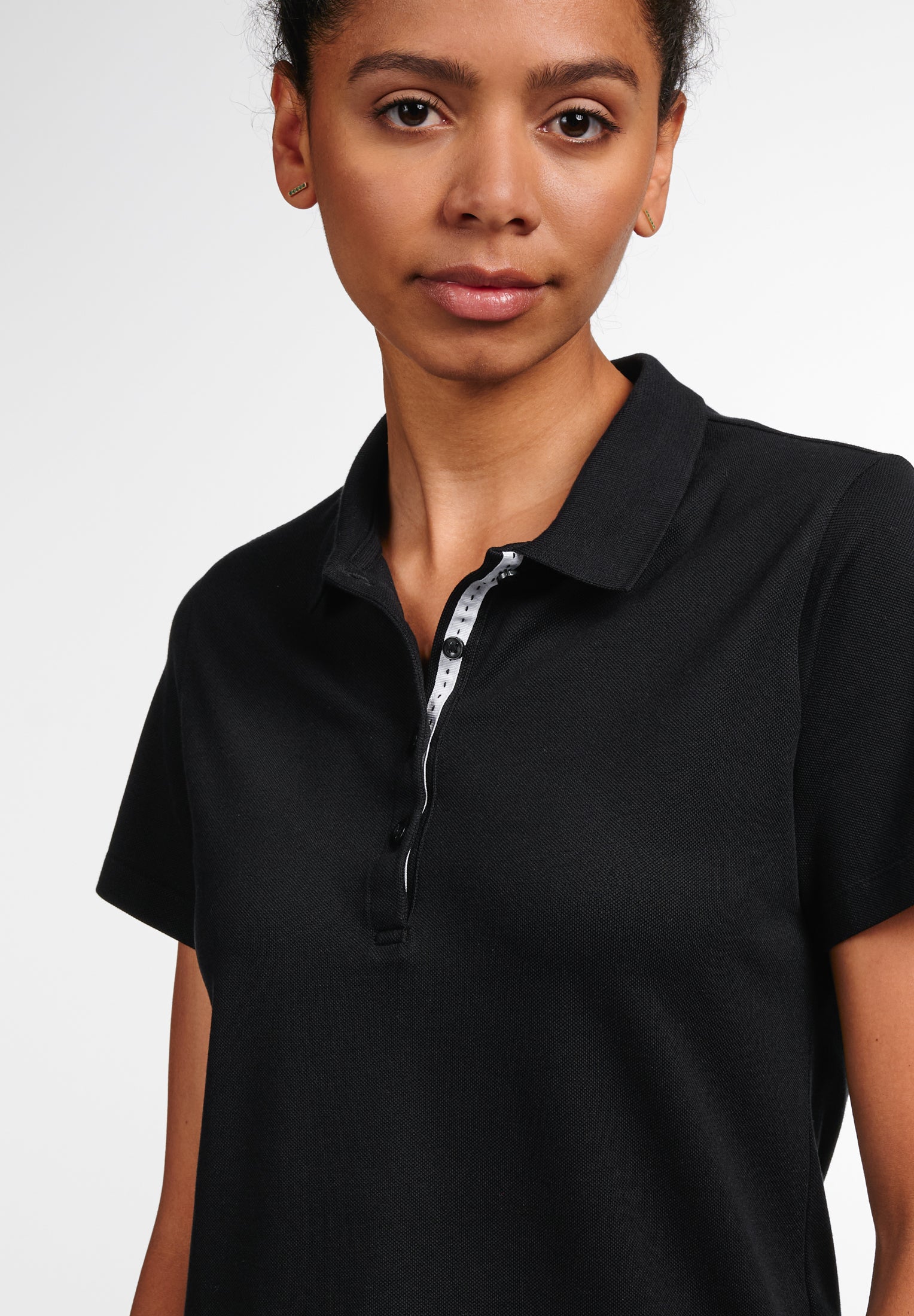 ETERNA CLASSIC FIT Poloshirt - Midnight Silk Black - 5535-39-H530 von Eterna