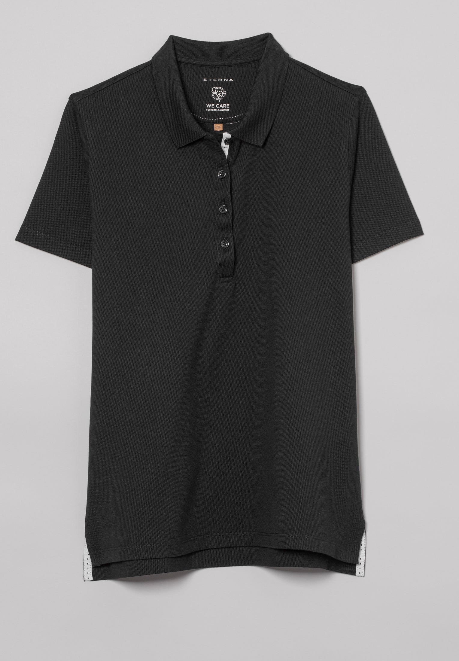 ETERNA CLASSIC FIT Poloshirt - Midnight Silk Black - 5535-39-H530 von Eterna