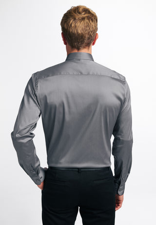 ETERNA Slim Fit Performance Shirt - Steelwood Grey - 3377-35-F170