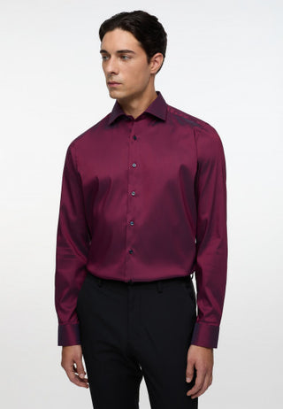 ETERNA COMFORT FIT Performance Shirt Langarm Hemd - Plum Royale Twill - 3377-58-E17K