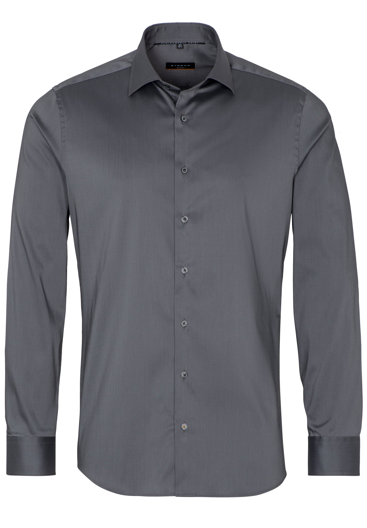 ETERNA Slim Fit Performance Shirt - Steelwood Grey - 3377-35-F170