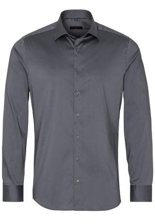 ETERNA Slim Fit Performance Shirt - Steelwood Grey - 3377-35-F170