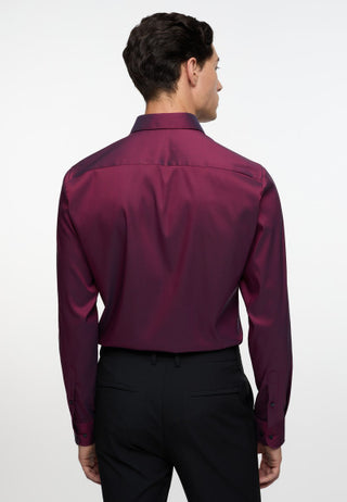 ETERNA COMFORT FIT Performance Shirt Langarm Hemd - Plum Royale Twill - 3377-58-E17K