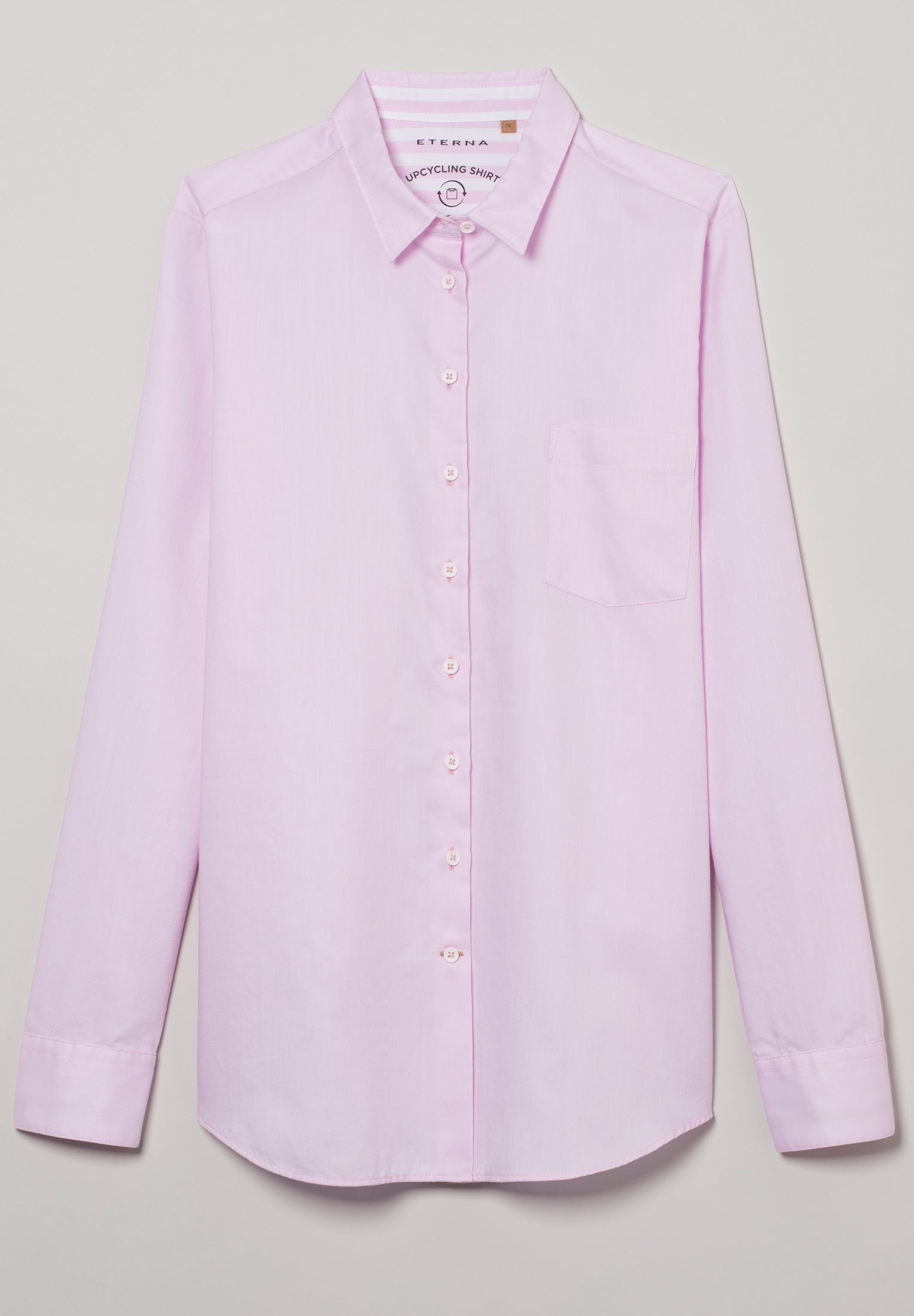 ETERNA CLASSIC FIT Langarm Bluse - Lavender Mist - 5531-52-D726 von Eterna