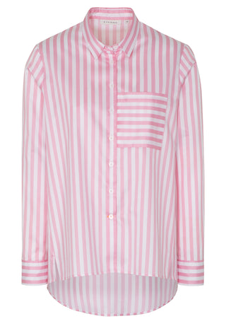 ETERNA CLASSIC FIT Bluse - Candy Stripe Pink - 6050-52-D933