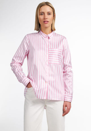 ETERNA CLASSIC FIT Bluse - Candy Stripe Pink - 6050-52-D933