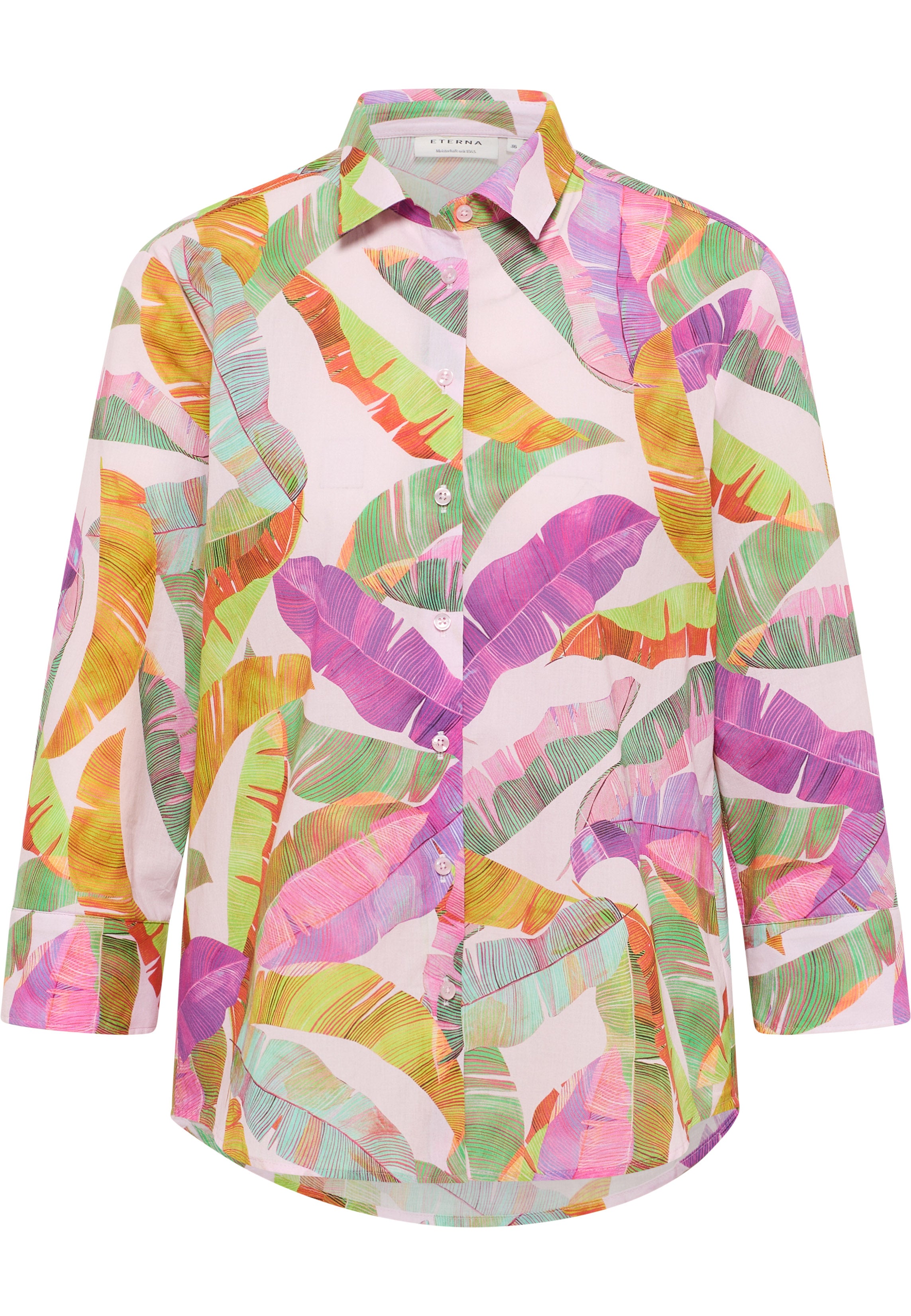ETERNA REGULAR FIT Bluse - Flamingo Parade Pink - 7181-51-R352