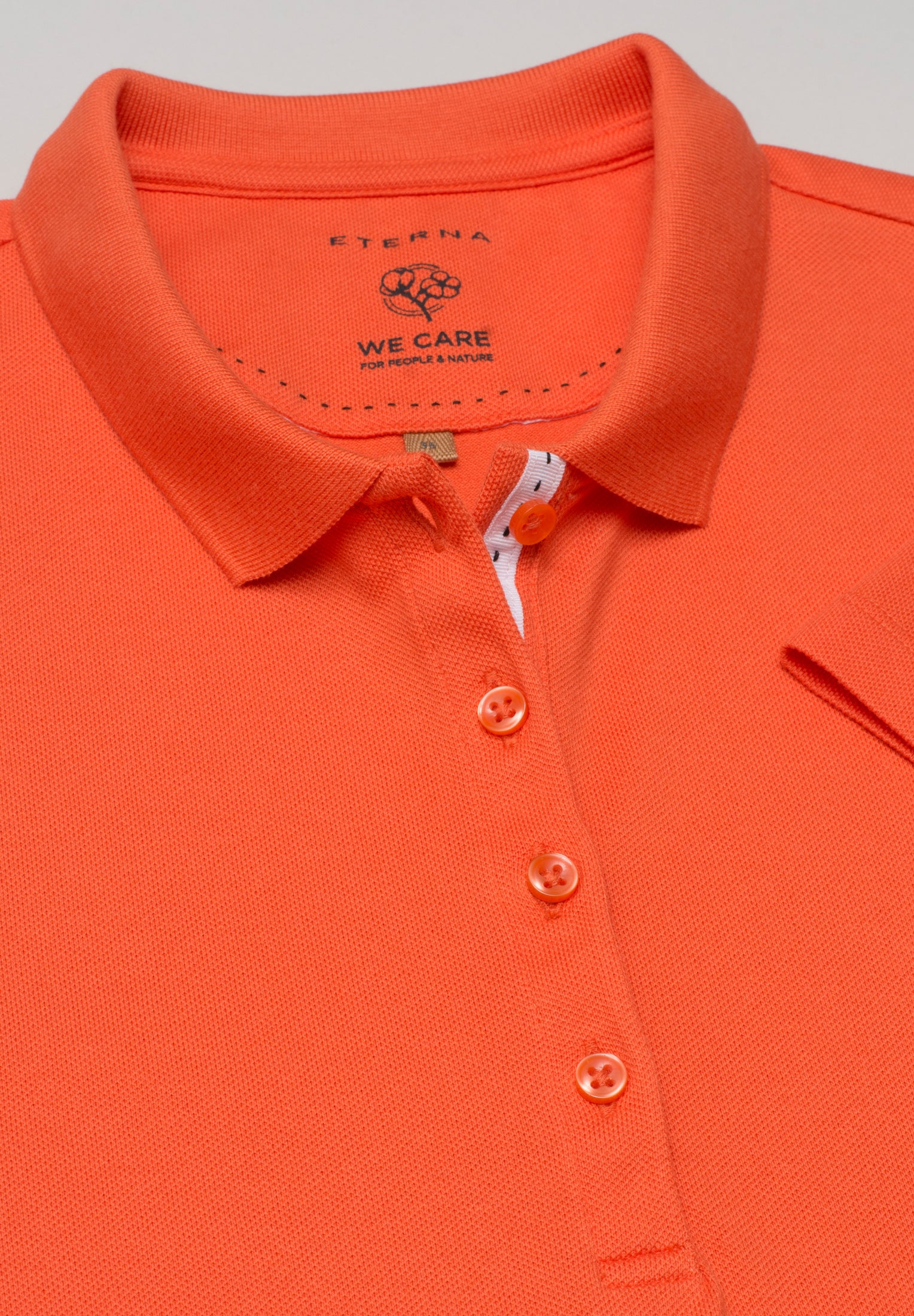 ETERNA CLASSIC FIT Poloshirt - Ember Tangerine - 5535-55-H530 von Eterna