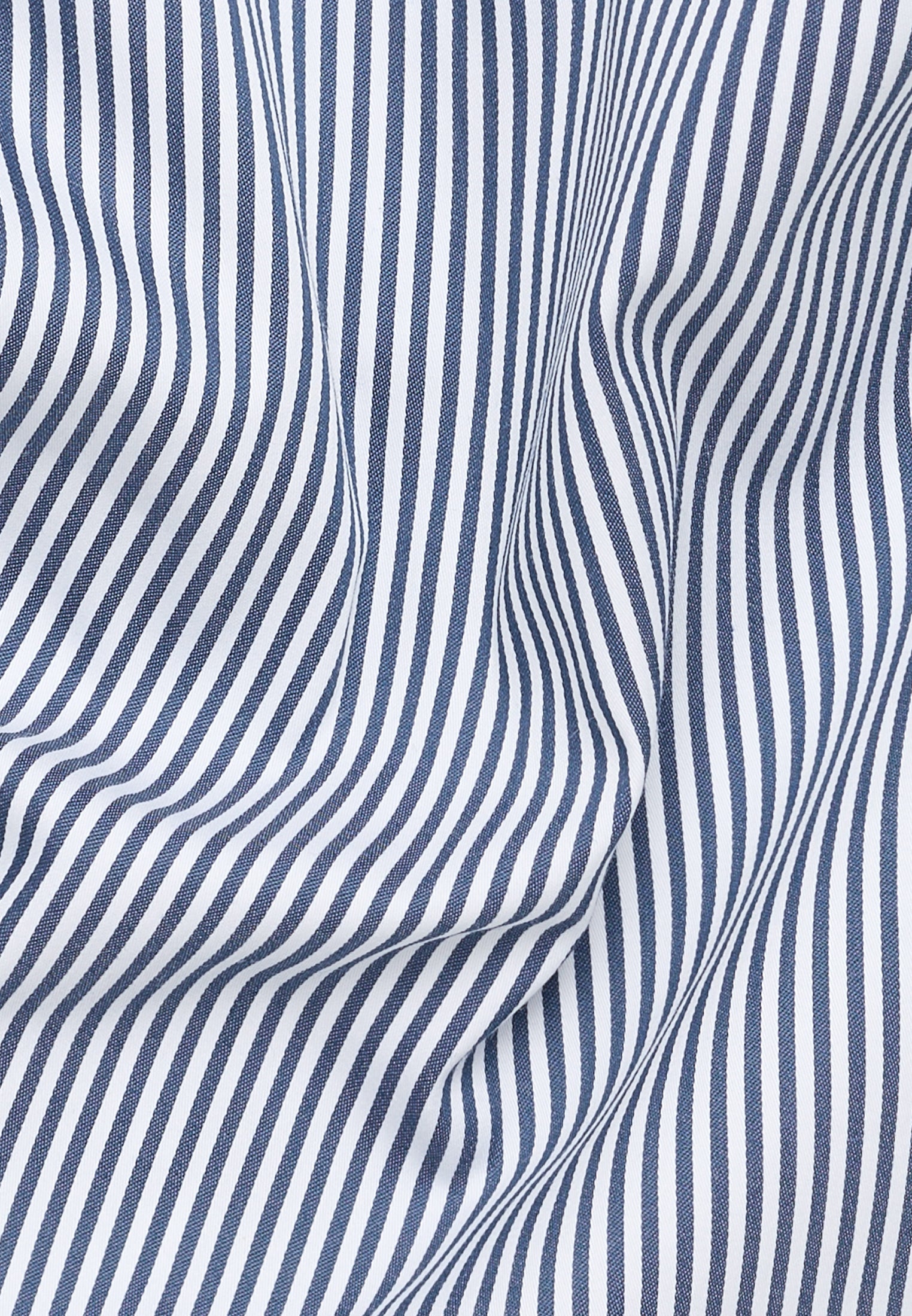 ETERNA REGULAR FIT Langarm Bluse - Coastal Ripple Blue - 6419-19-D279