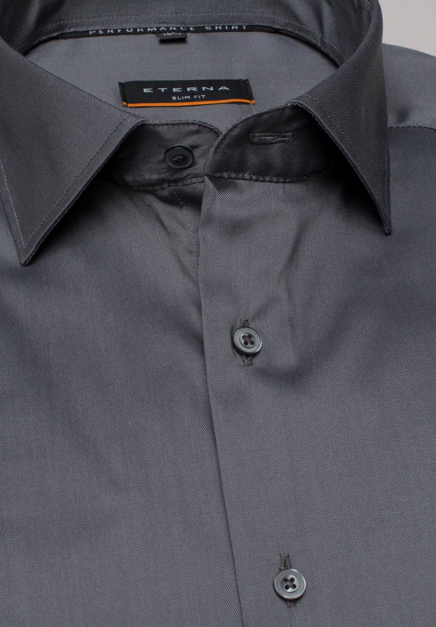 ETERNA Slim Fit Performance Shirt - Steelwood Grey - 3377-35-F170 von Eterna