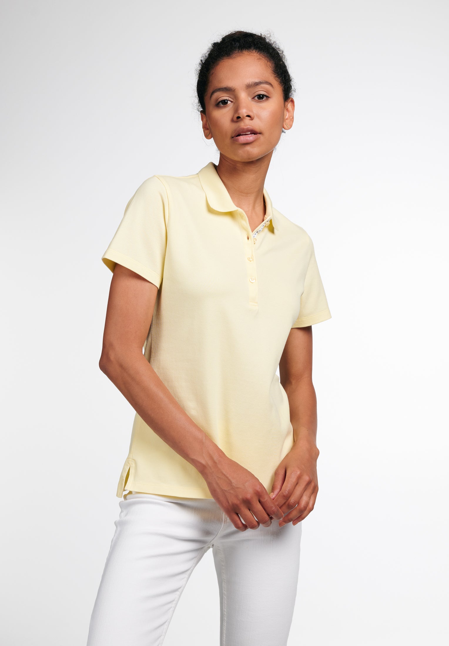 ETERNA CLASSIC FIT Poloshirt - Butter Cream Yellow - 5535-72-H530 von Eterna