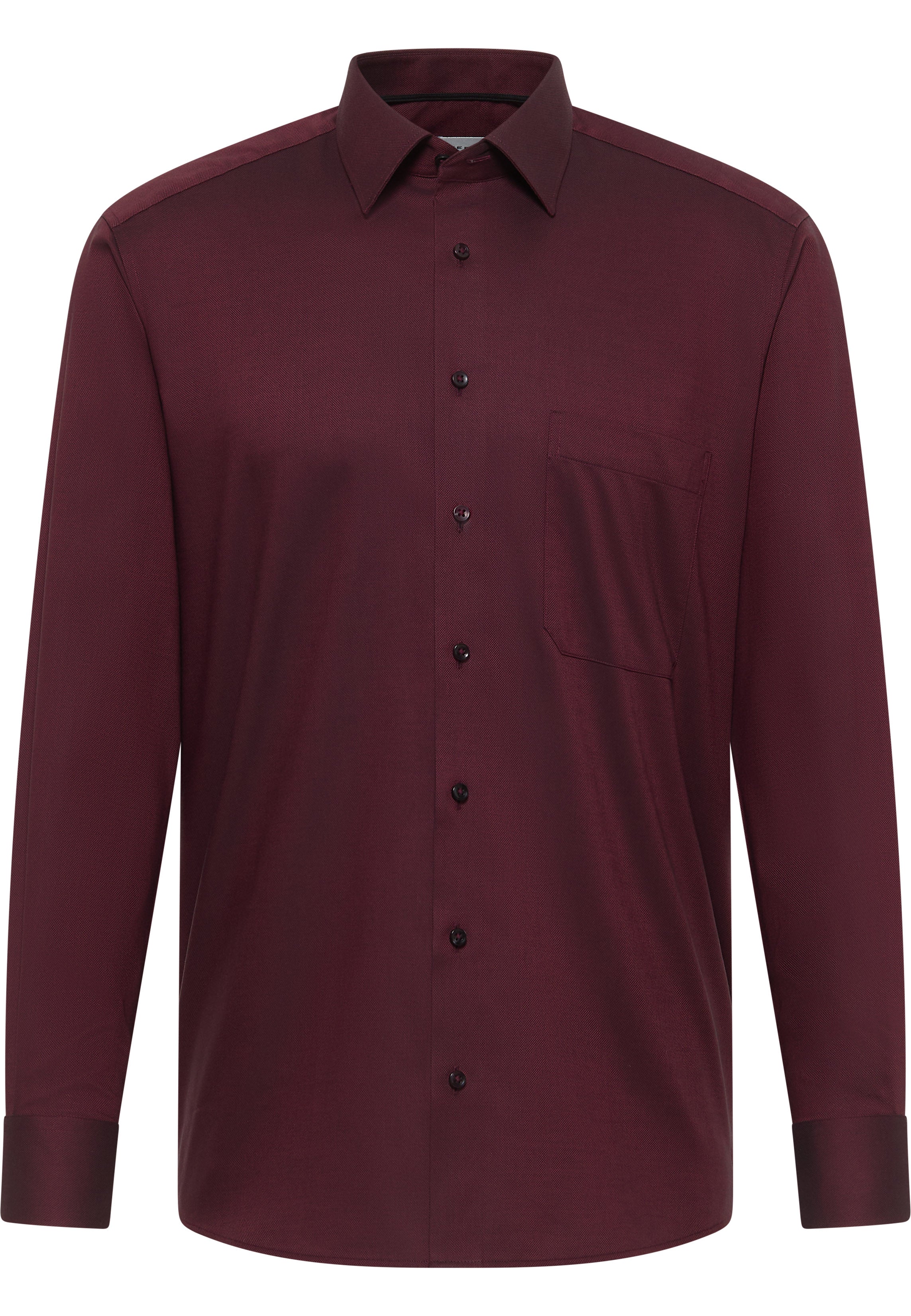 ETERNA COMFORT FIT Langarm Hemd - Velvet Plum Red - 8464-97-E181