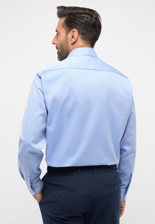 ETERNA COMFORT FIT Cover Shirt Twill - Sky Mist Blue - 8817-14-E19K