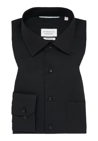 ETERNA COMFORT FIT Langarm Hemd - Midnight Poplar - 1100-39-E19K