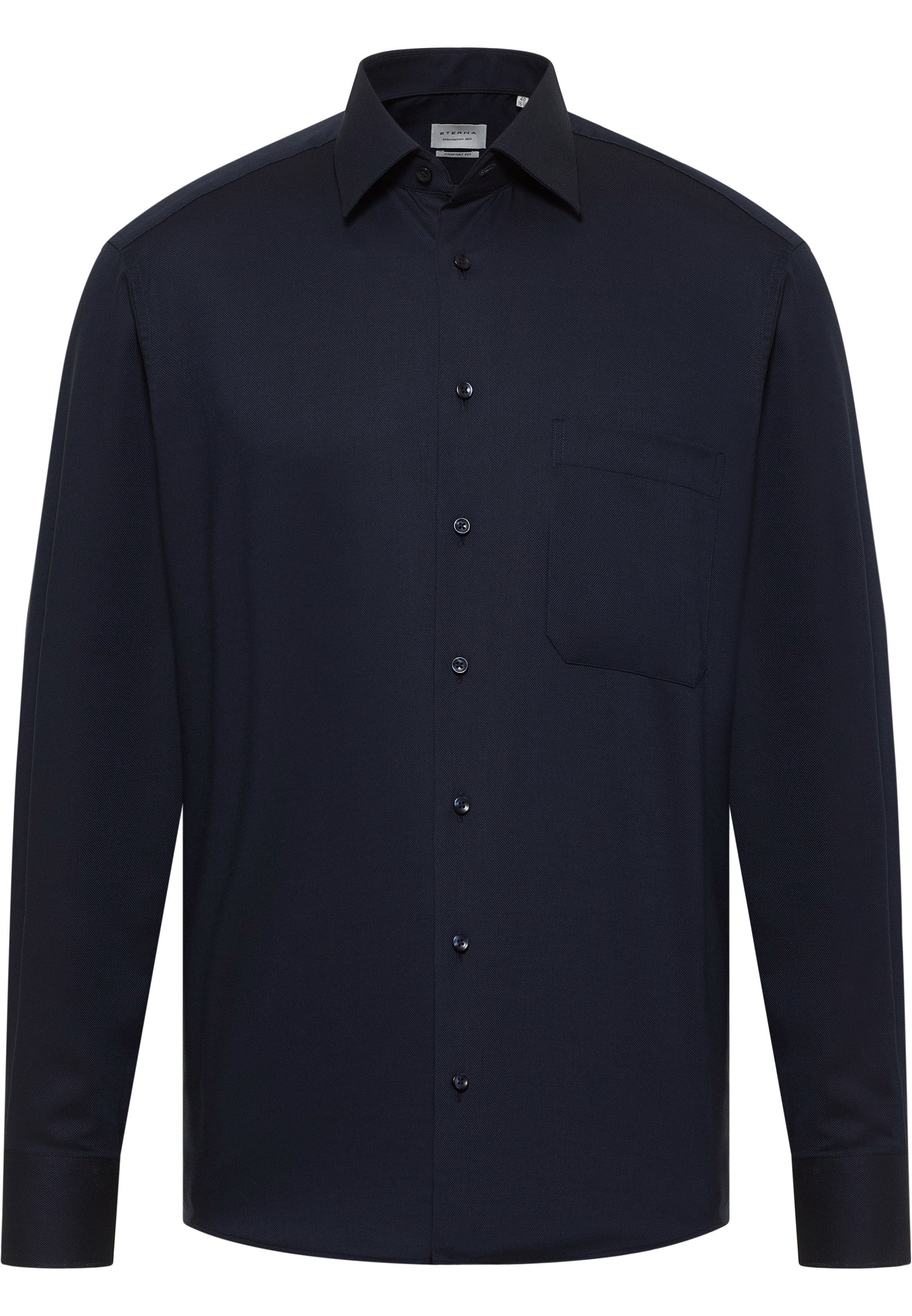ETERNA COMFORT FIT Langarm Hemd - Midnight Dusk Blue - 8464-18-E181
