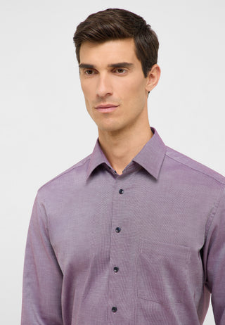 ETERNA MODERN FIT Langarm Hemd - Violet Brick Dust - 8464-59-X181