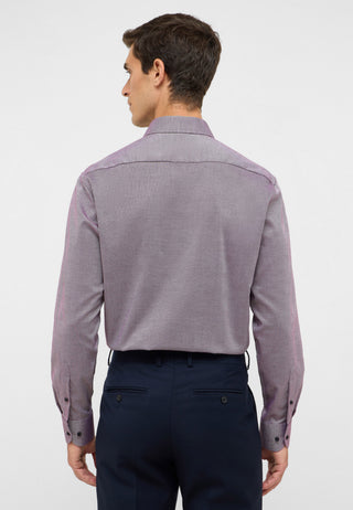 ETERNA MODERN FIT Langarm Hemd - Violet Brick Dust - 8464-59-X181