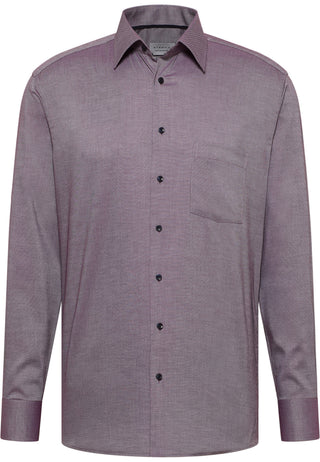 ETERNA MODERN FIT Langarm Hemd - Violet Brick Dust - 8464-59-X181