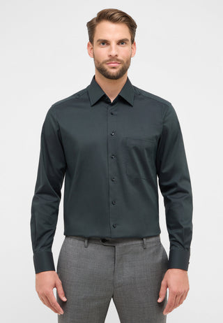 ETERNA COMFORT FIT Langarm Hemd - Deep Atlantic Green - 8464-49-E181