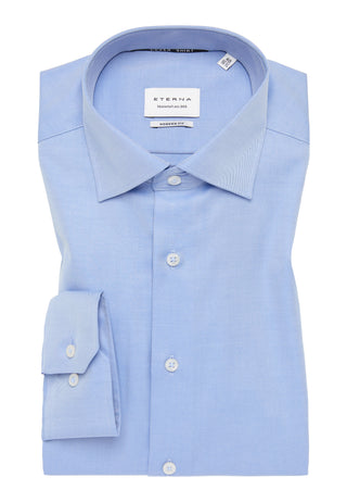 ETERNA MODERN FIT COVER SHIRT Langarm Hemd - Sky Washed Breeze - 8817-14-X18K