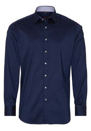 ETERNA Slim Fit Performance Shirt - Midnight Navy - 3372-19-F14P