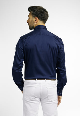 ETERNA Slim Fit Performance Shirt - Midnight Navy - 3372-19-F14P