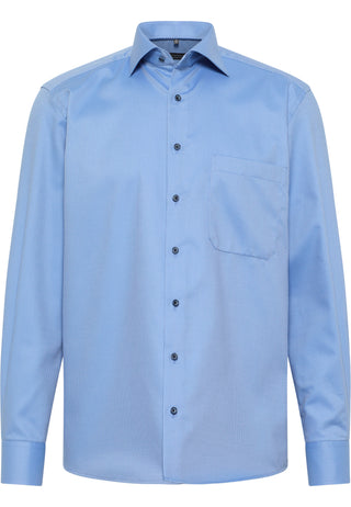 ETERNA COMFORT FIT Langarm Hemd - Sky Mosaic Blue - 3324-14-E19K