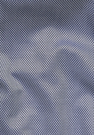 ETERNA COMFORT FIT Langarm Hemd - Blue Mist Check - 3324-18-E19K