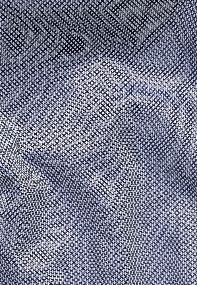 ETERNA COMFORT FIT Langarm Hemd - Blue Mist Check - 3324-18-E19K von Eterna
