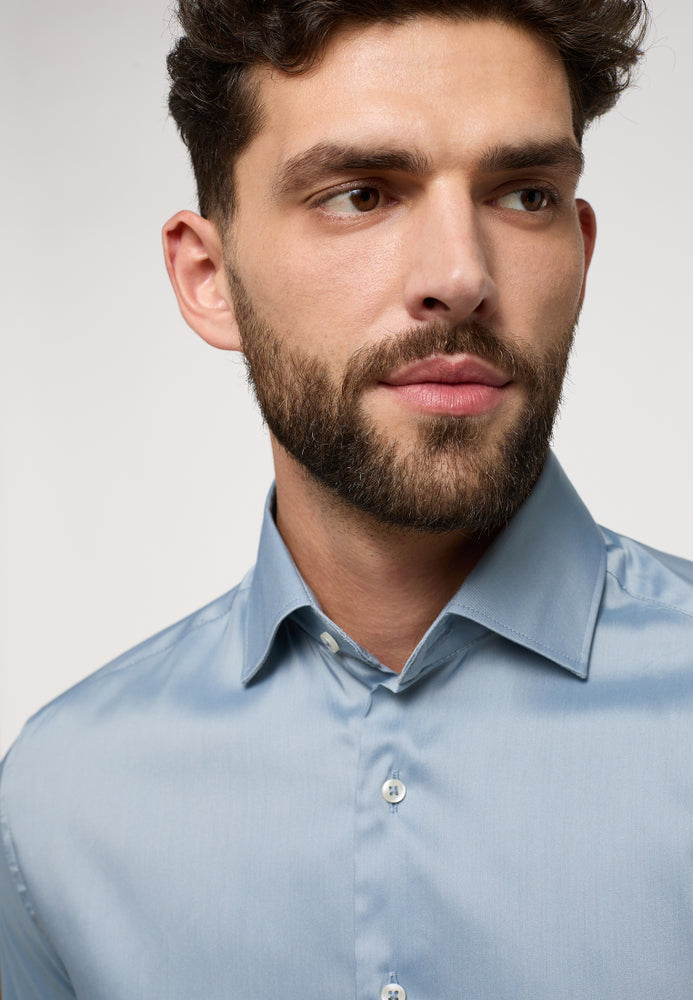 ETERNA MODERN FIT Performance Shirt - Skylight Steel - 3377-31-X18K von Eterna