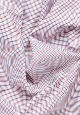 ETERNA COMFORT FIT Langarm Hemd - Blush Harbor Check - 8184-82-E15K