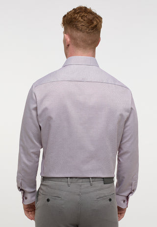 ETERNA COMFORT FIT Langarm Hemd - Blush Harbor Check - 8184-82-E15K