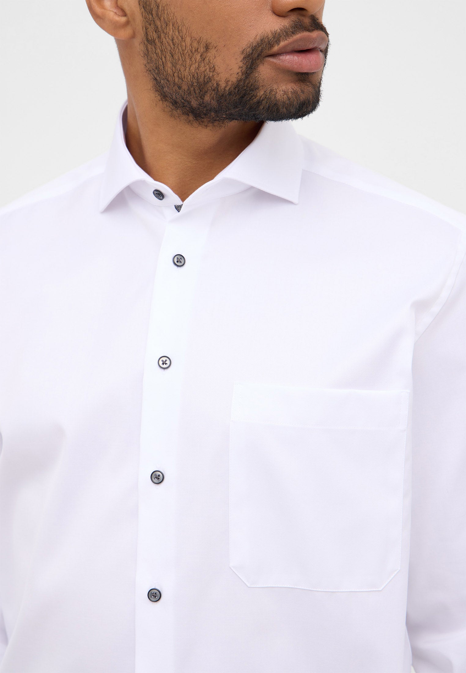 ETERNA COMFORT FIT COVER SHIRT - Bright White Oxford - 8819-00-E18V von Eterna
