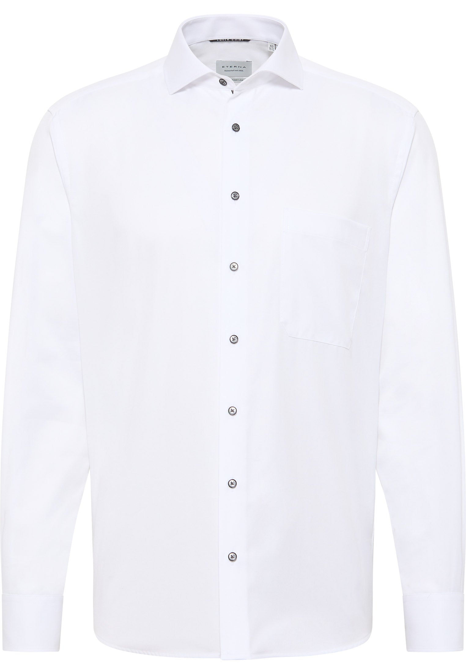 ETERNA COMFORT FIT COVER SHIRT - Bright White Oxford - 8819-00-E18V