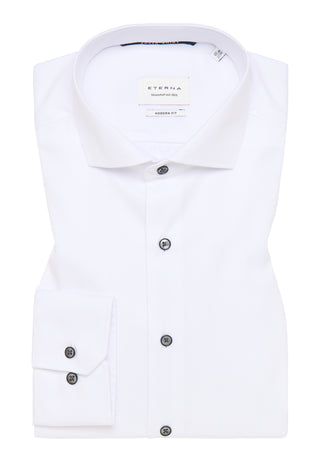 ETERNA MODERN FIT COVER SHIRT - Frosted Cloud White - 8819-00-X17V