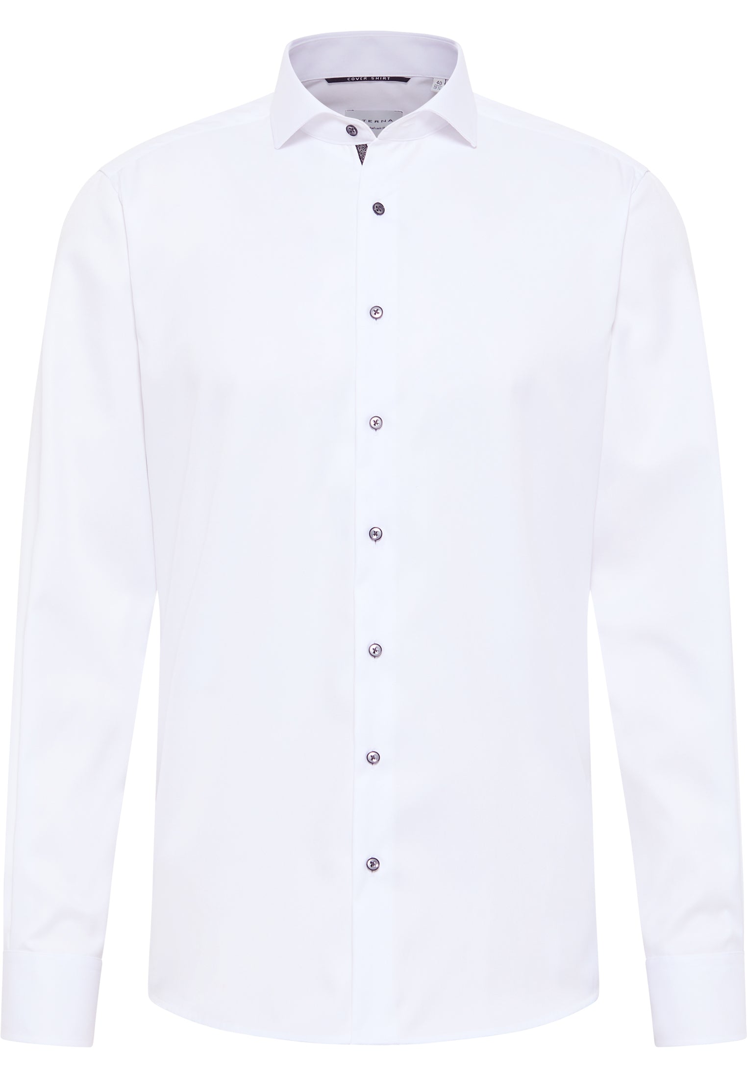 ETERNA MODERN FIT COVER SHIRT - Frosted Cloud White - 8819-00-X17V