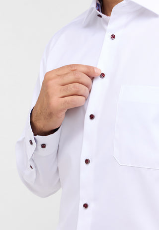 ETERNA COMFORT FIT COVER SHIRT - Brilliant White - 8824-00-E15K