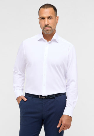 ETERNA COMFORT FIT Performance Shirt - Crystal Silk White - 4194-00-E17K