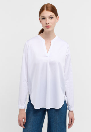 ETERNA LOOSE FIT Bluse - Milky Pearl White - 5585-00-D931