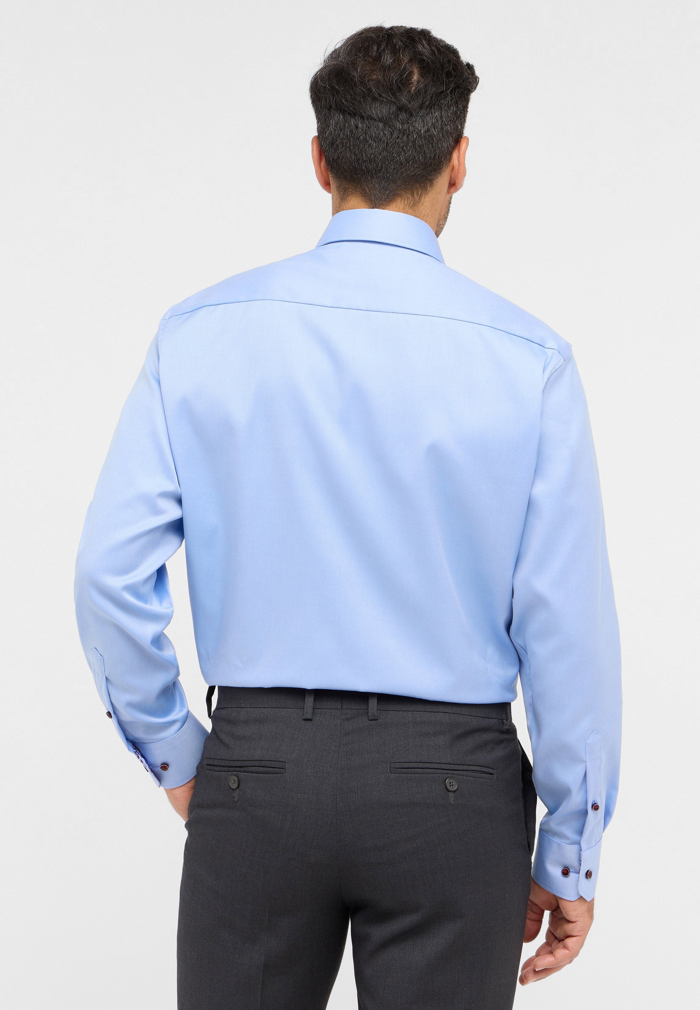 ETERNA COMFORT FIT COVER SHIRT - Coastal Sky Blue - 8824-15-E15K von Eterna