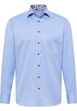 ETERNA COMFORT FIT COVER SHIRT - Coastal Sky Blue - 8824-15-E15K