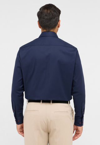 ETERNA COMFORT FIT COVER SHIRT Langarm Hemd - Midnight Harbor Blue - 8824-19-E15K