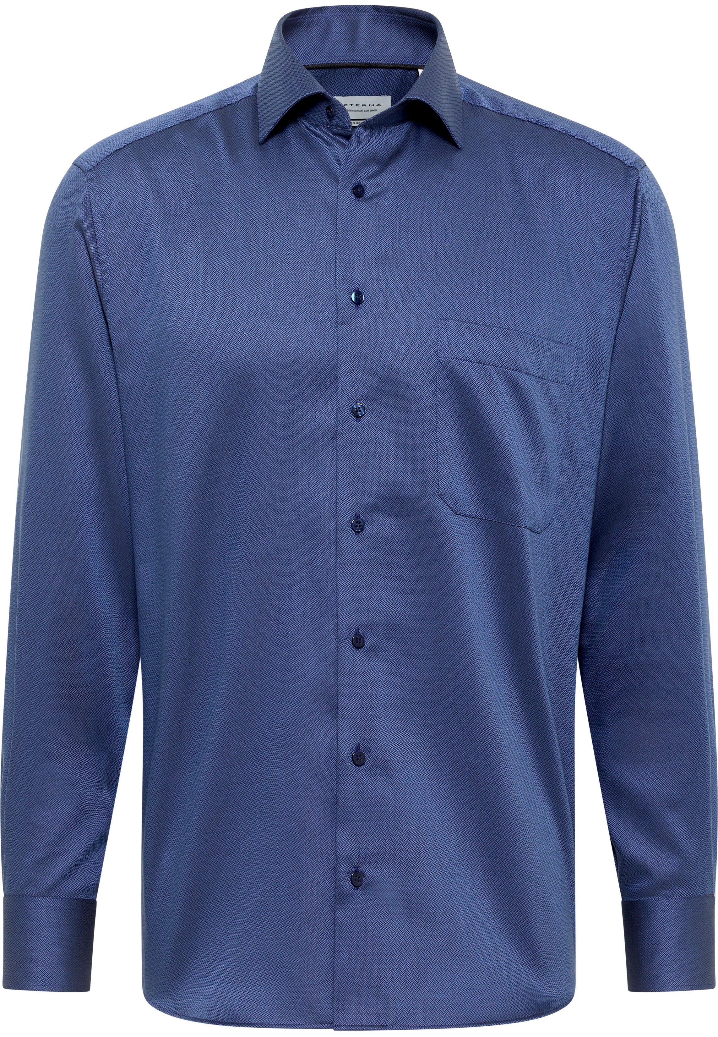 ETERNA COMFORT FIT Langarm Hemd - Ocean Harbor Blue - 4203-07-E19K