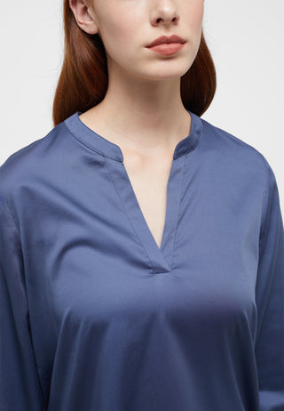 ETERNA LOOSE FIT Bluse - Ocean Sky Blue - 5585-17-D246